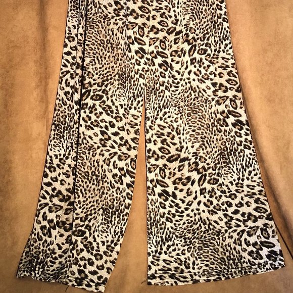 Leopard Print Palazzo Pants - Picture 8 of 8